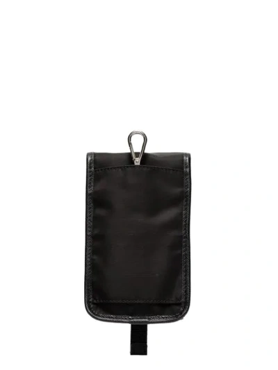 Shop Prada Buckled Iphone Case In F0002 Black