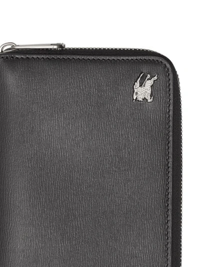 Shop Burberry Travel Wallet In Black