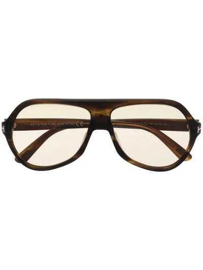 Tom Ford Thomas Sunglasses In Brown | ModeSens