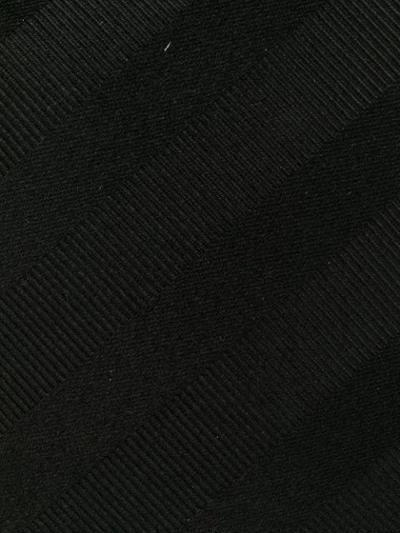 Shop Lanvin Jacquard Striped Tie - Black