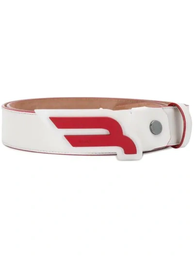 Shop Bally Carby Belt In White