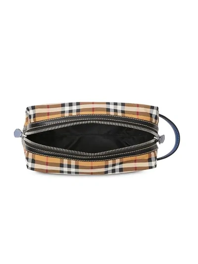Shop Burberry Vintage Check Pouch In Neutrals