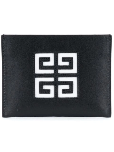 Shop Givenchy 4g Logo Cardholder In Black