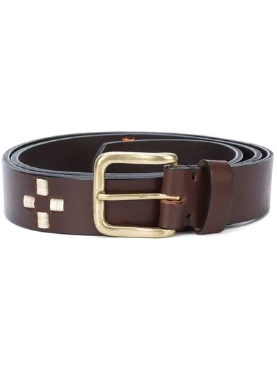 Shop Nick Fouquet Leather Belt In Brown