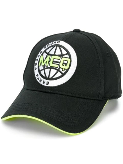 Shop Mcq By Alexander Mcqueen Logo Baseball Cap In Black