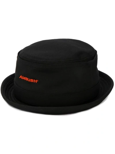 Shop Ambush Embroidered Logo Hat In Black
