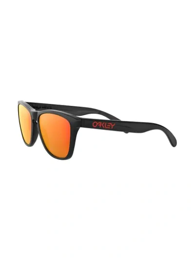 Shop Oakley Frogskins Sunglasses In Black