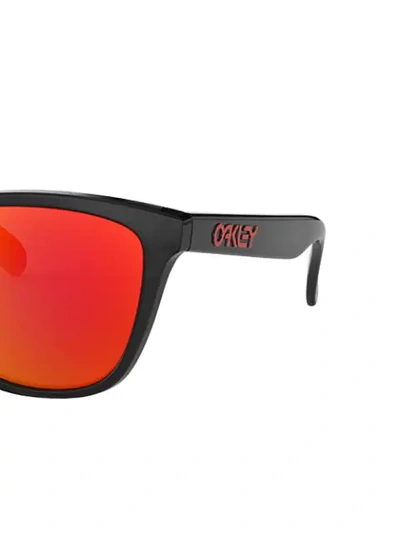 Shop Oakley Frogskins Sunglasses In Black