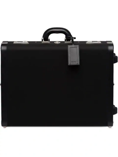 Shop Prada Nylon Trolley In Black