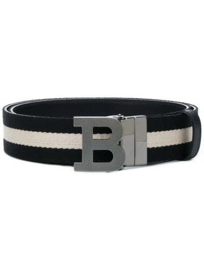 Shop Bally B Buckle Belt In Black
