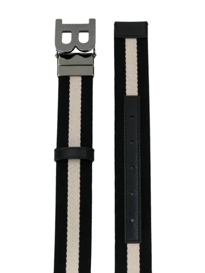 Shop Bally B Buckle Belt In Black