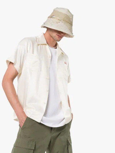 Shop By Walid 19th Century Bucket Hat In White