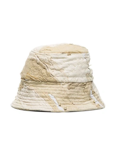 Shop By Walid 19th Century Bucket Hat In White