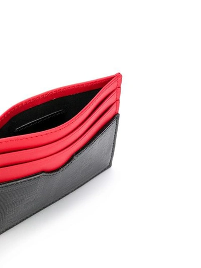 Shop Fendi Ff Logo Cardholder In Red