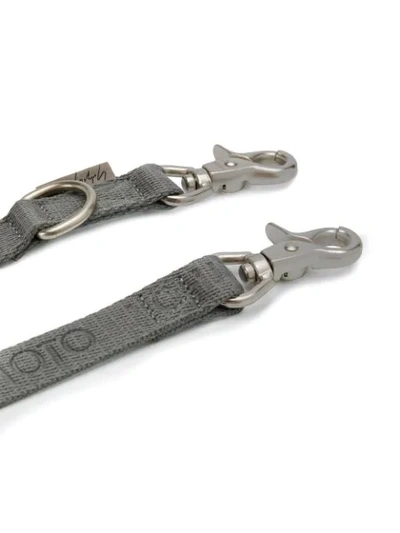 Shop Yohji Yamamoto Trouser Clasp Keyring In Grey