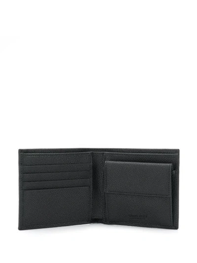 Shop Giorgio Armani Bifold Wallet In 80001 Black