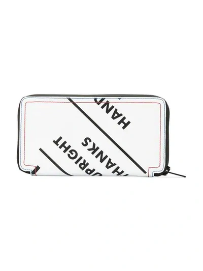 Shop Marni Keep Upright Print Wallet In White
