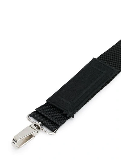 Shop A-cold-wall* Lobster Clasp Strap In Black