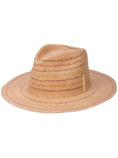 Shop Nick Fouquet Classic Straw Hat In Neutrals