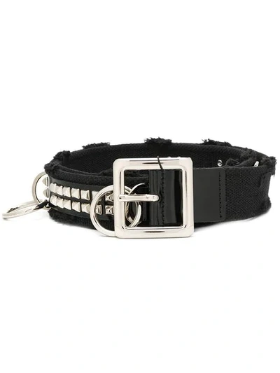 Shop Philipp Plein Punk-style Belt In Black