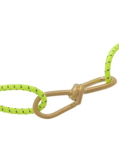 Shop Annelise Michelson Wire Cord Bracelet - Yellow
