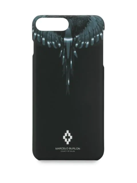 Marcelo Burlon County Of Milan Wings Iphone 8 Plus Case - Black | ModeSens