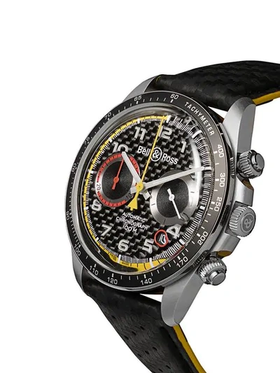 Shop Bell & Ross Br V2-94 R.s.18 41mm In Grey, Black, Red And Yellow