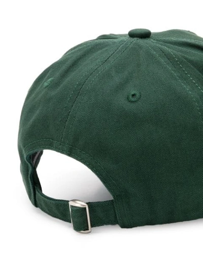 Shop Dsquared2 Embroidered Superior Baseball Cap In Green