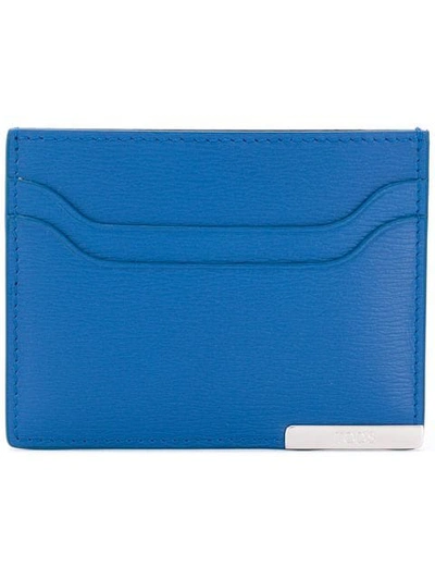 Shop Tod's Classic Cardholder In Blue