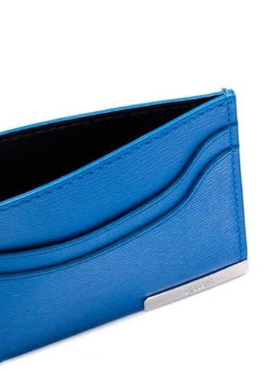 Shop Tod's Classic Cardholder In Blue