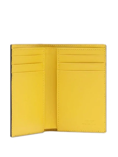 Shop Fendi Vertical Card Case In Black