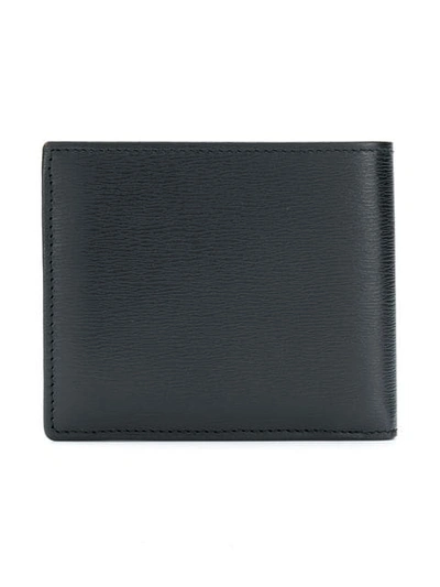 Shop Tod's Logo Plaque Bifold Wallet In Black