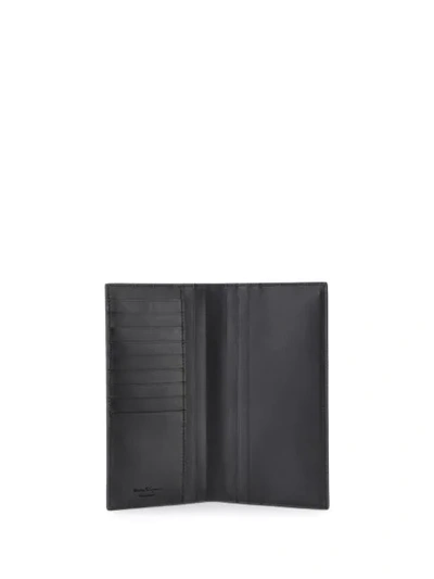 Shop Ferragamo Vertical Wallet In Black