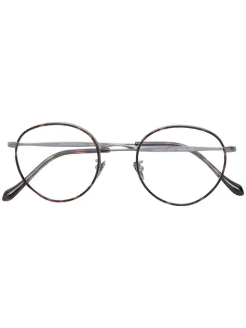 Giorgio Armani Round Frame Glasses In 