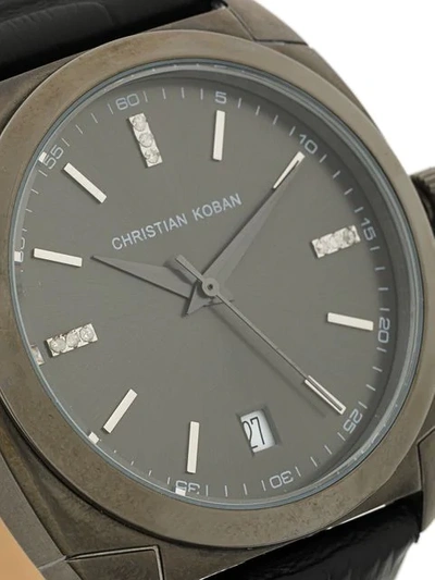 Shop Christian Koban Dom Watch In Black