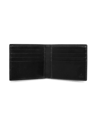 Shop Gucci Leather Wallet With  Logo In Black