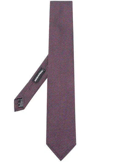 Shop Dsquared2 Woven Patterned Tie In M063