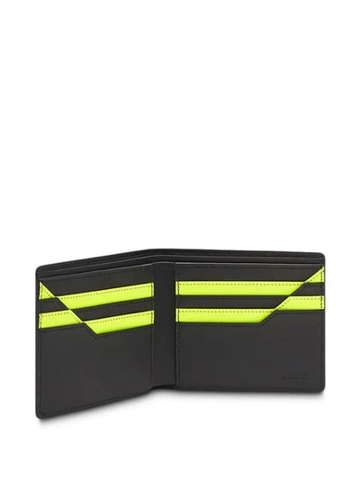 Shop Fendi I See You Bifold Wallet In F17h2 Black +yellow Fluo +