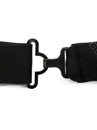 Shop Givenchy Monogram Bow Tie In Black