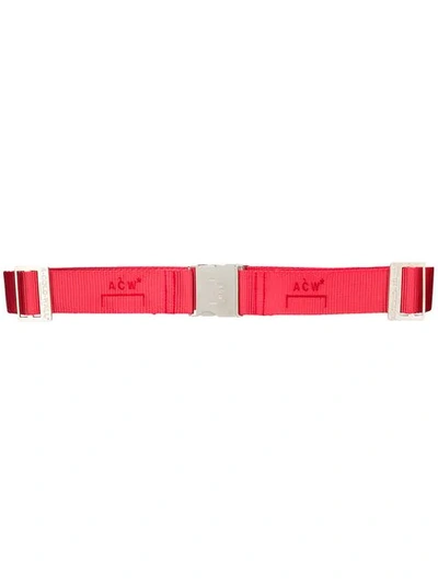 Shop A-cold-wall* Industrial Belt In Red