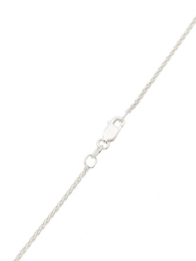 Shop Hatton Labs Key Charm Necklace In Silver