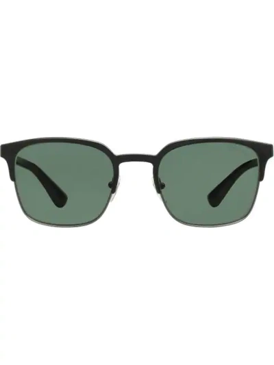 Shop Prada Square-frame Sunglasses - Grey