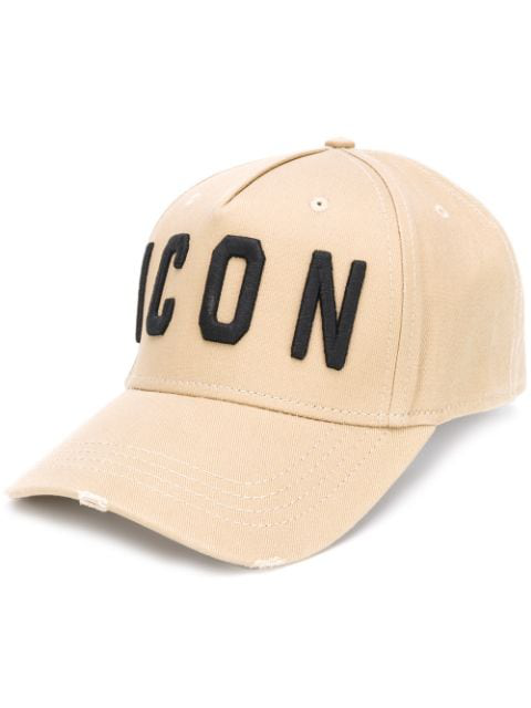 Dsquared2 Icon Baseball Cap In Neutrals 