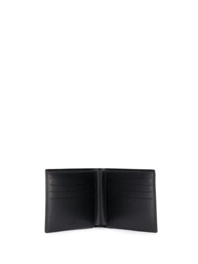 Shop Givenchy Coated Band Bi-fold Wallet In Blue