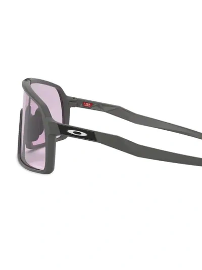 Shop Oakley Sutro Aviator Sunglasses In Grey
