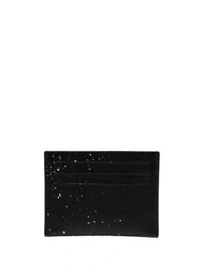 Shop Givenchy Logo Cardholder In 004 Black/white