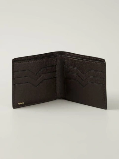 Shop Valextra Small Flap Cardholder - Brown