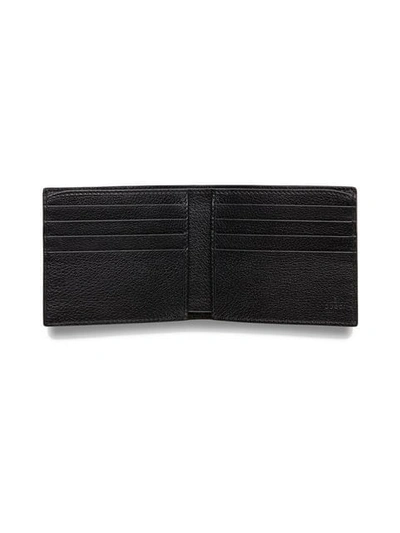 Gucci stripe leather wallet