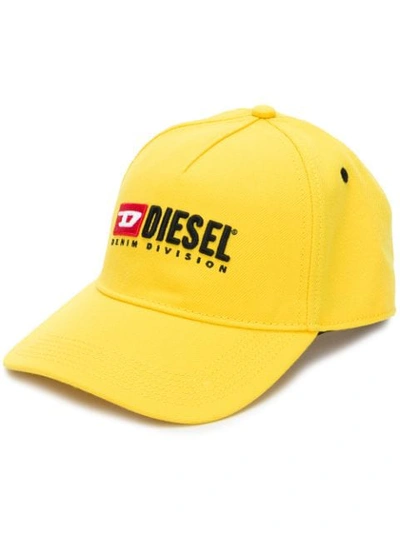 Shop Diesel Logo Cap - Yellow