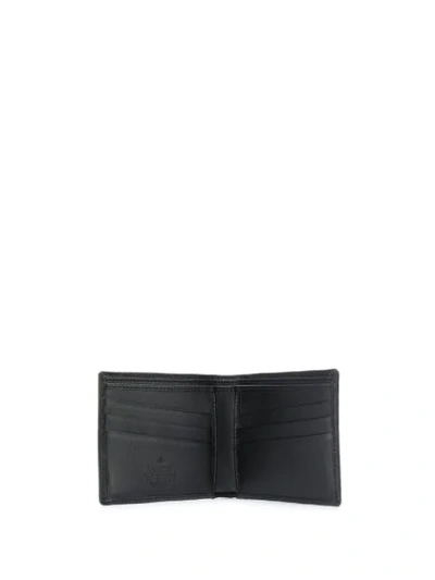Shop Vivienne Westwood Belfast Squiggle-embossed Wallet In Black